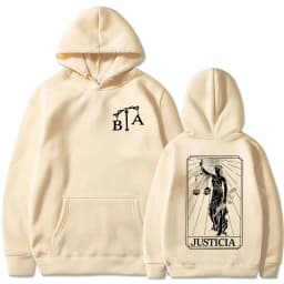 Justicia 2026 Brothers in Arms Double Sided Print Hoodies Men Women Clothing Fashion Sweatshirt Oversized Long Sleeve Pullovers