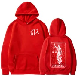 Justicia 2026 Brothers in Arms Double Sided Print Hoodies Men Women Clothing Fashion Sweatshirt Oversized Long Sleeve Pullovers