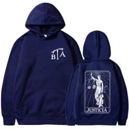 Justicia 2026 Brothers in Arms Double Sided Print Hoodies Men Women Clothing Fashion Sweatshirt Oversized Long Sleeve Pullovers