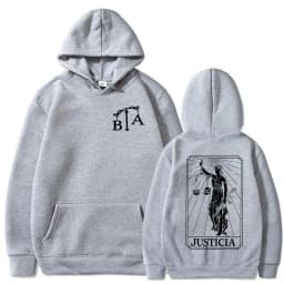 Justicia 2026 Brothers in Arms Double Sided Print Hoodies Men Women Clothing Fashion Sweatshirt Oversized Long Sleeve Pullovers