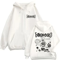 Extremoduro Tour 2025 Album Zipper Hoody Men Women Hip Hop Pop Music Zip Up Sweatshirt Y2K Casual Loose Long Sleeve Jacket Hoody