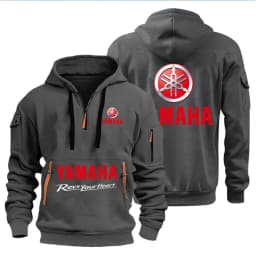 Spring Autumn men's Yamaha logo printed casual hoodie sportswear fleece warm jacket set shirt outdoor racing fan clothing 2026