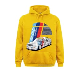 Men's Long Sleeve Pocket Sweatshirts Printing Red Car Plus Size Sweats Brand Good Quality Comfortable Tee Hoody