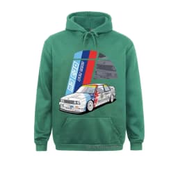 Men's Long Sleeve Pocket Sweatshirts Printing Red Car Plus Size Sweats Brand Good Quality Comfortable Tee Hoody