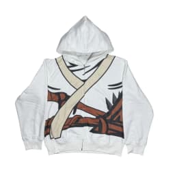 Y2K Japanese High Street Zipup Hoodie Ninja Casual Cosplay Print Anime Sweatshirt Daily Harajuku New Streetwear Unisex Boxy Tops
