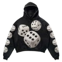New Rock American Style Sweatshirts for Men Loose Hip Hop Y2k Clothes Korean Harajuku Fashion Simple Man Hoodies Novelty And In