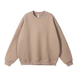 ZODF New 2025 Winter 350gsm Fleece Sweatshirts For Men Unisex Casual Loose Basic Solid O-Neck Thick Warm Pullovers HY0635