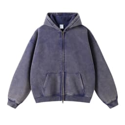 ZODF New Winter Men Batik Washed Zipper Hoodies Women Unisex Loose Thick Warm 360gsm Fleece Hooded Coat Sweatpants Set HY0713