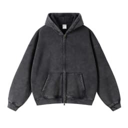 ZODF New Winter Men Batik Washed Zipper Hoodies Women Unisex Loose Thick Warm 360gsm Fleece Hooded Coat Sweatpants Set HY0713