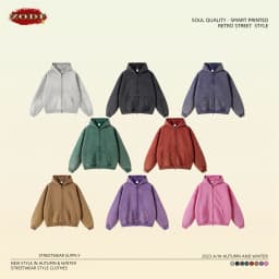 ZODF New Winter Men Batik Washed Zipper Hoodies Women Unisex Loose Thick Warm 360gsm Fleece Hooded Coat Sweatpants Set HY0713
