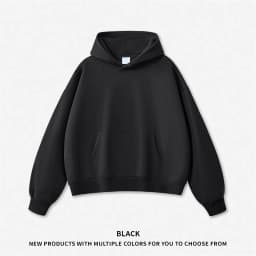 ZODF Fashion Winter Men 500gsm Fleece Hoodies Unisex Loose Fit Heavy Weight Thick Warm Hooded Pullovers Coats Streetwears HY0045