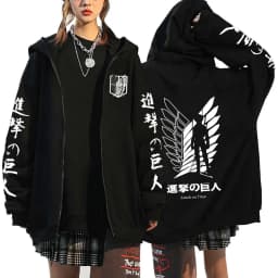 Autumn Fleece Long Sleeve Zipper Sweatshirts Harajuku Streetwear Hoodies Shield Print Loose Casual Zip Up Jacket Y2k Clothes