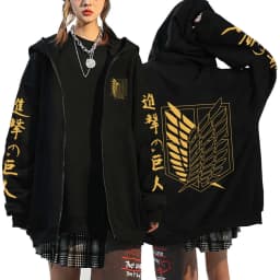 Autumn Fleece Long Sleeve Zipper Sweatshirts Harajuku Streetwear Hoodies Shield Print Loose Casual Zip Up Jacket Y2k Clothes