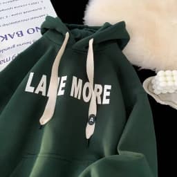 Heavyweight Fleece Hoodie Autumn Winter 2023 New American Trendy Brand Men's Long Sleeve Top Couple Outfit Casual Streetwear