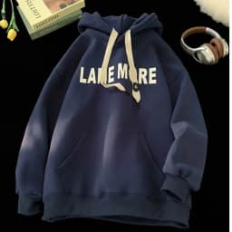 Heavyweight Fleece Hoodie Autumn Winter 2023 New American Trendy Brand Men's Long Sleeve Top Couple Outfit Casual Streetwear