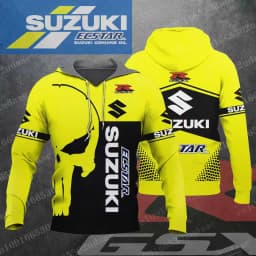 suzuki 2026 New  Racing Men's and Women's Motorcycle Enthusiasts Sports and Leisure Zipper Hoodie