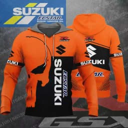 suzuki 2026 New Racing Men's and Women's Motorcycle Enthusiasts Sports and Leisure Zipper Hoodie