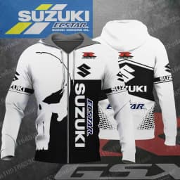 suzuki 2026 New Racing Men's and Women's Motorcycle Enthusiasts Sports and Leisure Zipper Hoodie