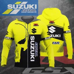 suzuki 2026 New  Racing Men's and Women's Motorcycle Enthusiasts Sports and Leisure Zipper Hoodie