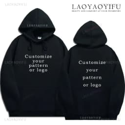 Customized Print Personalized Hoodie Warming and Comfort Sweatshirt Student Casual Custom Printed Text DIY Hoodie Fashion