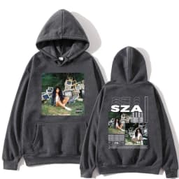 SZA Ctrl Music Album Cover Print Hoodies Men Women Fashion Hoodie Oversized Hip Hop Retro Sweatshirt Casual Fleece Streetwear