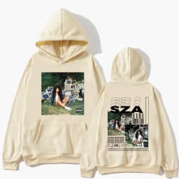 SZA Ctrl Music Album Cover Print Hoodies Men Women Fashion Hoodie Oversized Hip Hop Retro Sweatshirt Casual Fleece Streetwear