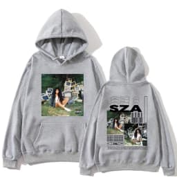 SZA Ctrl Music Album Cover Print Hoodies Men Women Fashion Hoodie Oversized Hip Hop Retro Sweatshirt Casual Fleece Streetwear