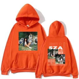 SZA Ctrl Music Album Cover Print Hoodies Men Women Fashion Hoodie Oversized Hip Hop Retro Sweatshirt Casual Fleece Streetwear