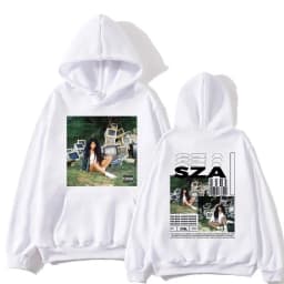 SZA Ctrl Music Album Cover Print Hoodies Men Women Fashion Hoodie Oversized Hip Hop Retro Sweatshirt Casual Fleece Streetwear