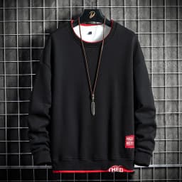 2027 Spring Autumn Men Hoodies Fashion Men Long Sleeve Sweatshirt Patchwork Hoodie Letter Print Quality Jogger Pullovers Male