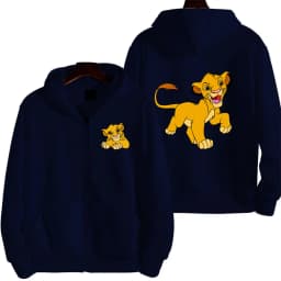 The Lion King Anime Women Zipper Hoodie Jacket Spring Autumn 2025 Fashion Men Sweatshirt Green Couple Oversized Clothes Coats