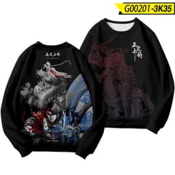 Chinese Dragon Print Hoodie Sweatshirt Autumn Japanese Casual Oversized Sweatshirts Hip Hop Pullover Women Men Clothing