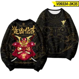 Chinese Dragon Print Hoodie Sweatshirt Autumn Japanese Casual Oversized Sweatshirts Hip Hop Pullover Women Men Clothing