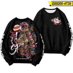 Chinese Dragon Print Hoodie Sweatshirt Autumn Japanese Casual Oversized Sweatshirts Hip Hop Pullover Women Men Clothing