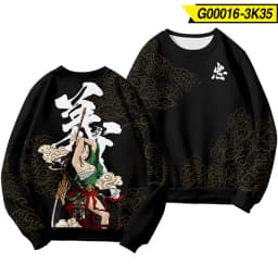 Chinese Dragon Print Hoodie Sweatshirt Autumn Japanese Casual Oversized Sweatshirts Hip Hop Pullover Women Men Clothing
