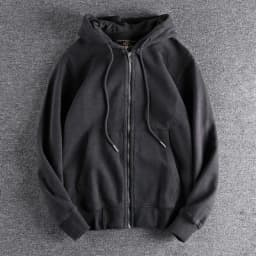 Autumn Winter New Cardigan Hoodies for Men's Fashion Long Sleeved Hooded Thickened Velvet Plus Heavyweight Casual Sweatshirts