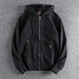 Autumn Winter New Cardigan Hoodies for Men's Fashion Long Sleeved Hooded Thickened Velvet Plus Heavyweight Casual Sweatshirts