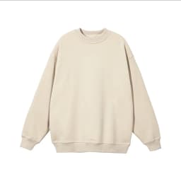 Blue 600G Heavy Baby Blue Silver Fox Velvet round Neck Sweater Men's Korean Fashion Trendy Tops