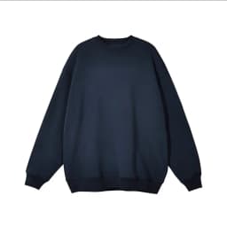 Blue 600G Heavy Baby Blue Silver Fox Velvet round Neck Sweater Men's Korean Fashion Trendy Tops