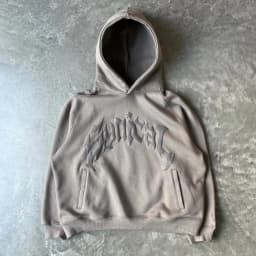 Hooded American retro zipper sweatshirt Gothic letter star print hoodie trendy men's casual jacket 2023 new product