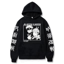 Hoody Anime Print Sweatshirts Jujutsu Kaisen Men's Hoodie Harajuku Autumn Winter Streetwear Clothes Yuji Itadori Hoodies
