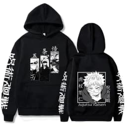 Hoody Anime Print Sweatshirts Jujutsu Kaisen Men's Hoodie Harajuku Autumn Winter Streetwear Clothes Yuji Itadori Hoodies
