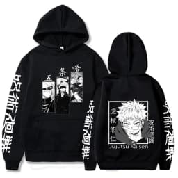 Hoody Anime Print Sweatshirts Jujutsu Kaisen Men's Hoodie Harajuku Autumn Winter Streetwear Clothes Yuji Itadori Hoodies