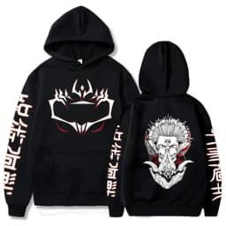 Hoody Anime Print Sweatshirts Jujutsu Kaisen Men's Hoodie Harajuku Autumn Winter Streetwear Clothes Yuji Itadori Hoodies