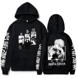 Hoody Anime Print Sweatshirts Jujutsu Kaisen Men's Hoodie Harajuku Autumn Winter Streetwear Clothes Yuji Itadori Hoodies