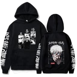 Hoody Anime Print Sweatshirts Jujutsu Kaisen Men's Hoodie Harajuku Autumn Winter Streetwear Clothes Yuji Itadori Hoodies