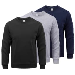 Man'S Fleece Soft Top Street All-Match Pullovers Comfortable Basics Sweatshirts Autumn Casual Sportswears Daily Sport Clothing