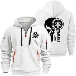 2026 New Yamaha Logo Motorcycle Racing Team Men Half Zipper Hoodie Spring Male Sweatshirt Fashion Sports Men's Pullover Clothes