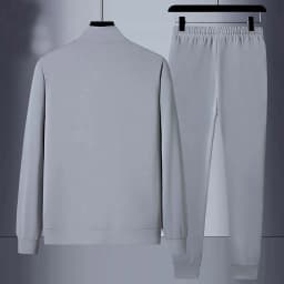 Men's Midlife Casual Sports Suit Two-Piece Set Spring Autumn New Style Long Sleeve Cotton Sweatshirt And Pants for Adults