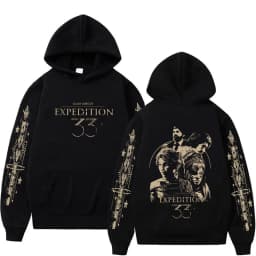 Game Clair Obscur Expedition 33 Hoodie Men Women Clothing Fashion Otaku Oversized Tracksuit Male Casual Vintage Pullover Hoodies